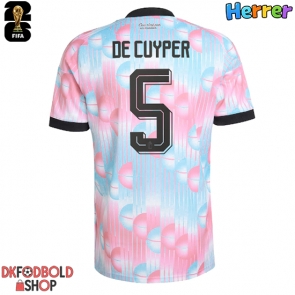 Belgien Maxim De Cuyper #5 Udebanetrøje VM 2026 Kort ærmer